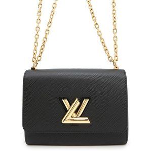 Louis Vuitton Epi Twist MM Shoulder Bag M21113 LOUIS VUITTON Black